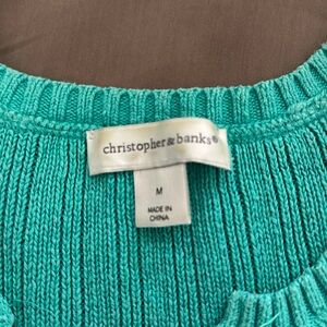 Christopher and Banks short sleeve sweater